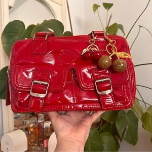 Y2k Michael kors Red Patent Leather